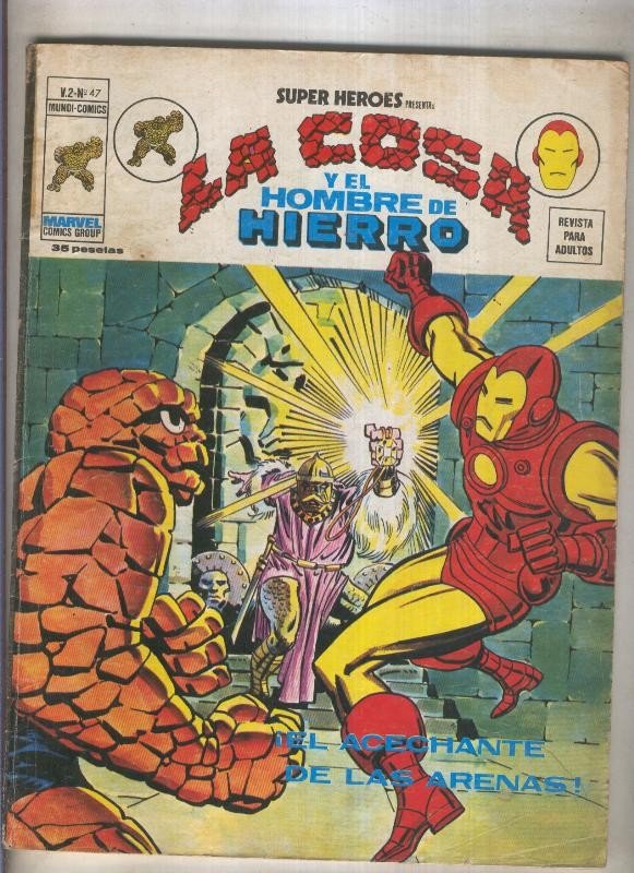 Super Heroes volumen 2 numero 47: La Cosa y El Hombre de Hierro (numerado 2 e...