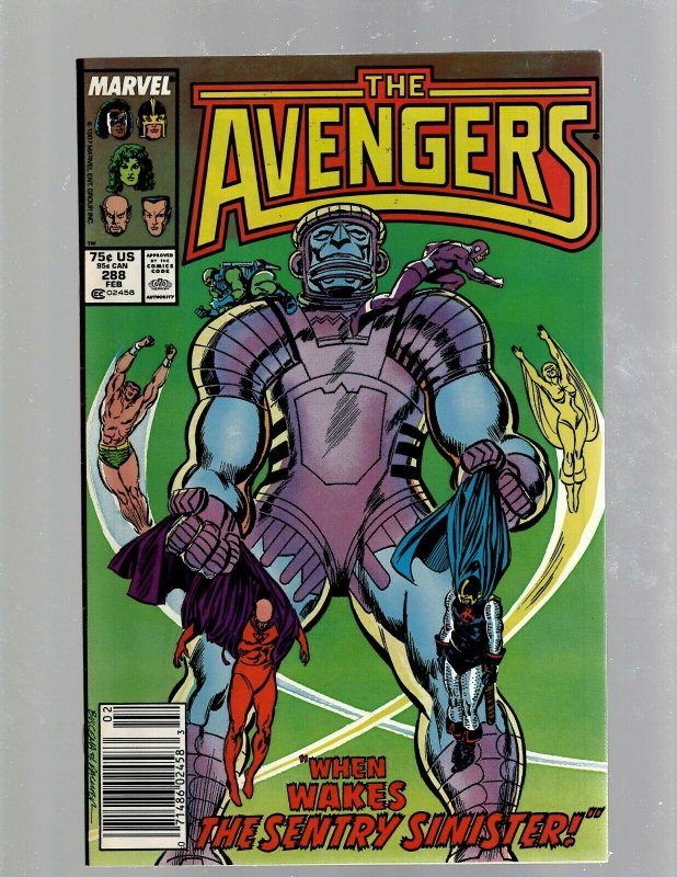 12 The Avengers Comics #285 286 287 288 291 292 293 294 295 296 297 298 GB2