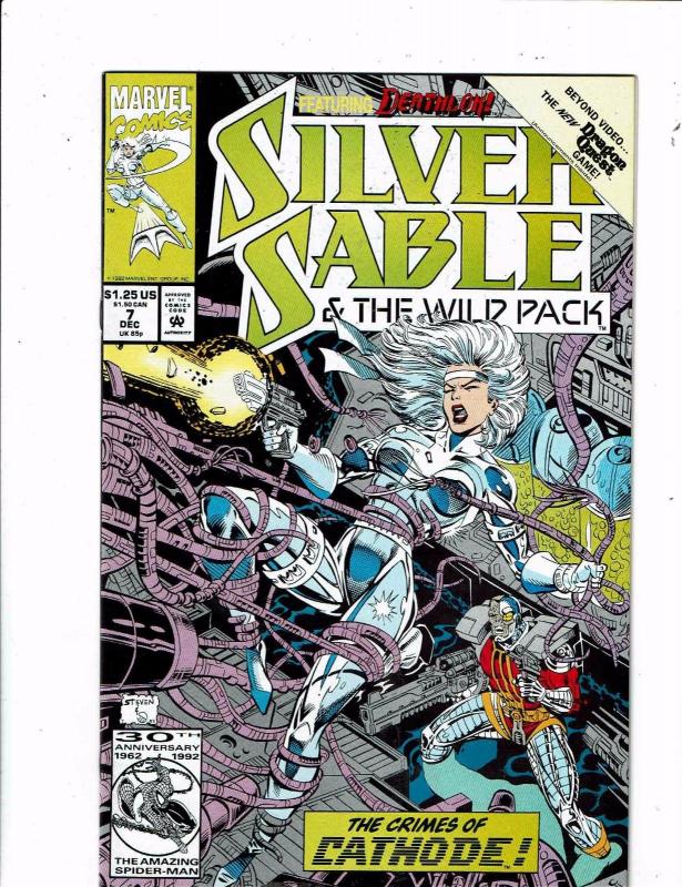 10 Silver Sable Marvel Comic Books # 1 2 3 4 5 6 7 8 9 10 Spider-Man Goblin HC2