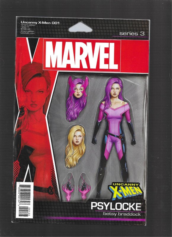 Uncanny X-Men (2019 5th Series) #1E Psylocke Action Figure Variant