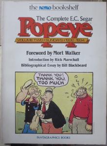 The Complete E.C. Segar POPEYE Vol. 1-4 (Sundays)Fantagraphics Bill Blackbeard