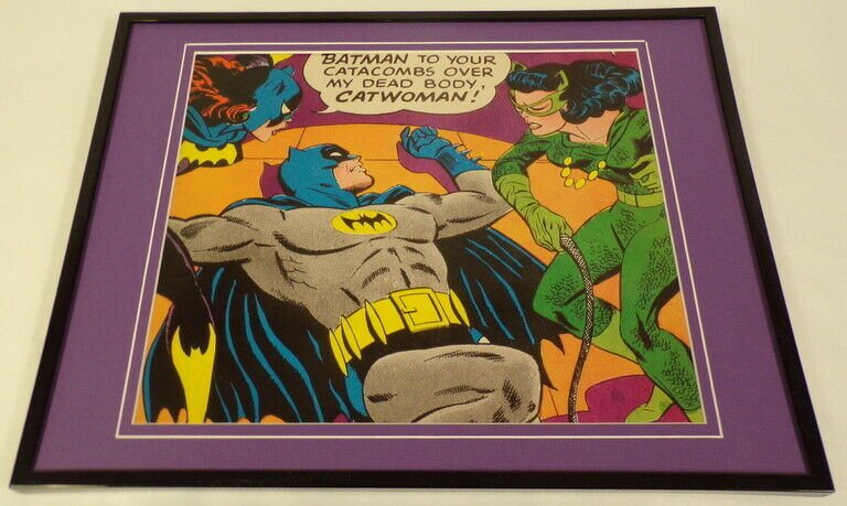 Batman Batgirl Catwoman Framed 11x14 Photo Display 