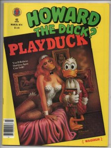 HOWARD the DUCK Magazine #4, VF, PlayDuck, 1980, John Pound Marie Severin