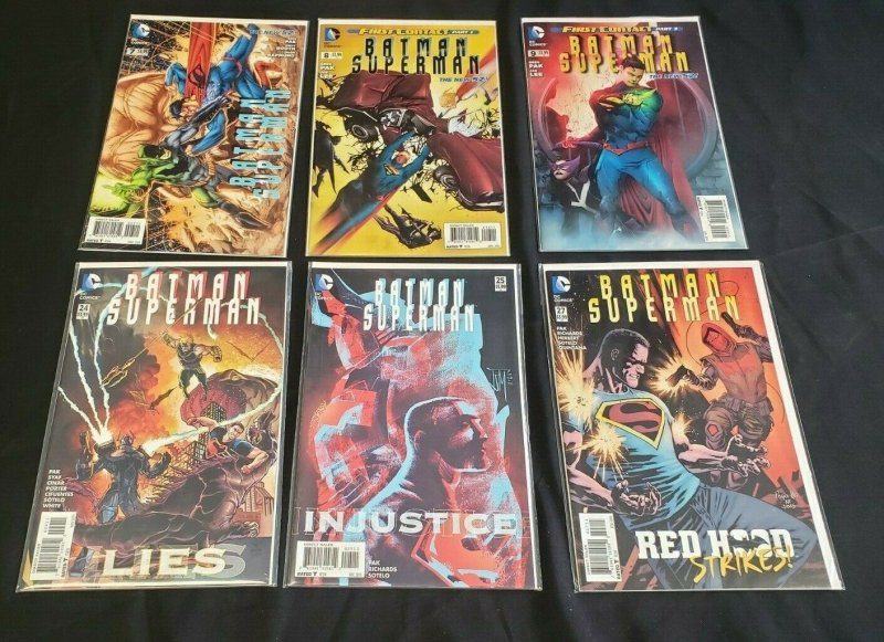 BATMAN/SUPERMAN 28PC (VF/NM) BAGGED & BOARDED, RED HOOD STRIKES, TRUTH 2013-16