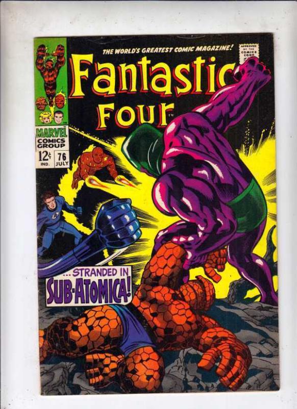 Fantastic Four #76 strict VF 8.0 High-Grade Galactus Silver Surfer   More FFs up