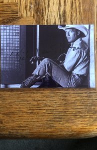 Ricky Van Shelton country music star signed 4x6