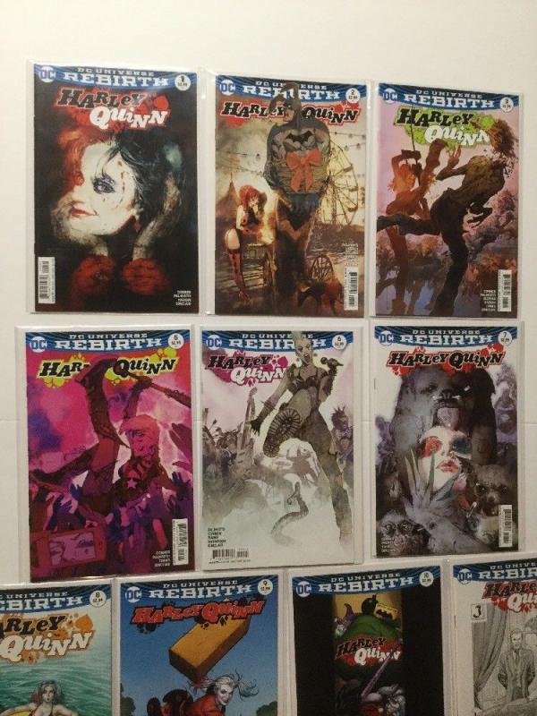 Harley Quinn Rebirth 1 2 3 5 6 7 8 9 10 11 Nm Near Mint Variant Set IK