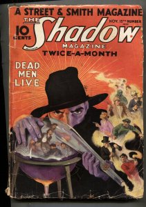 SHADOW--November 15 1932--STREET AND SMITH--RARE PULP Magazine