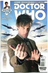 DOCTOR WHO #8 B, NM, 11th, Tardis, 2014, Titan, 1st, more DW in store, Sci-fi