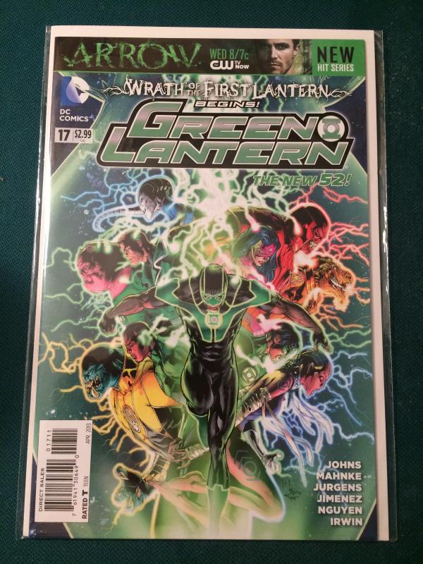 Green Lantern #17 The New 52 Wrath of the First Lantern