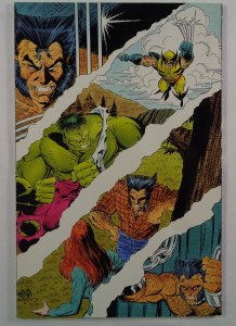 Wolverine Saga #1 2 3 Rob Liefeld Front/Back Cover Photos Marvel 1989