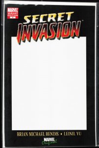 Secret Invasion #1 Blank Cover (2008) Secret Invasion