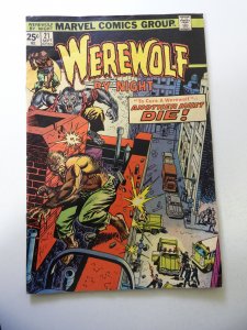 Werewolf by Night #21 (1974) VG+ Condition MVS Intact