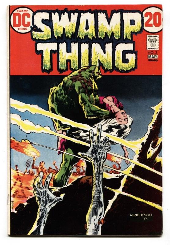 SWAMP THING #3-DC FN 1973 First appearance PATCHWORK MAN