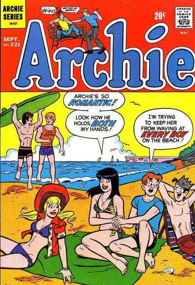 Archie Comics #221, Fine (Stock photo)