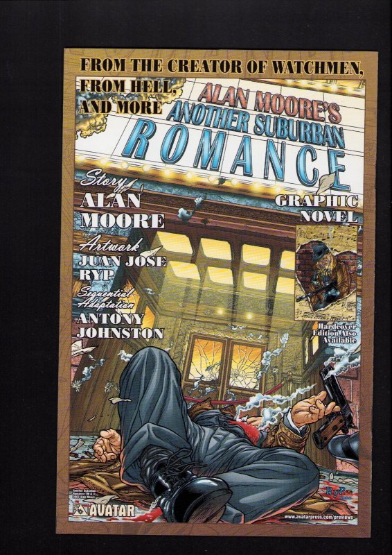 Alan Moore's The Courtyard #1 - SIGNED BY JACEN BURROWS LTD 1500 COA! (9.2) 2003