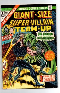 Giant-Size Super-Villain Team-Up #1 - Namor vs Doctor Doom - 1974 - FN