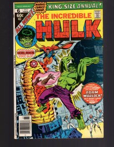 The Incredible Hulk Annual #6 (FN) 1977) 1st Paragon HER, Ayesha, Kismet / MC#36