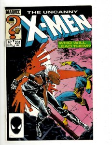 Uncanny X-Men # 201 NM Marvel Comic Book 1st Baby Cable Appearance X-Force UD1