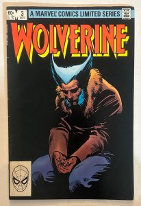 (1982) WOLVERINE MINI SERIES #3! FRANK MILLER Art!
