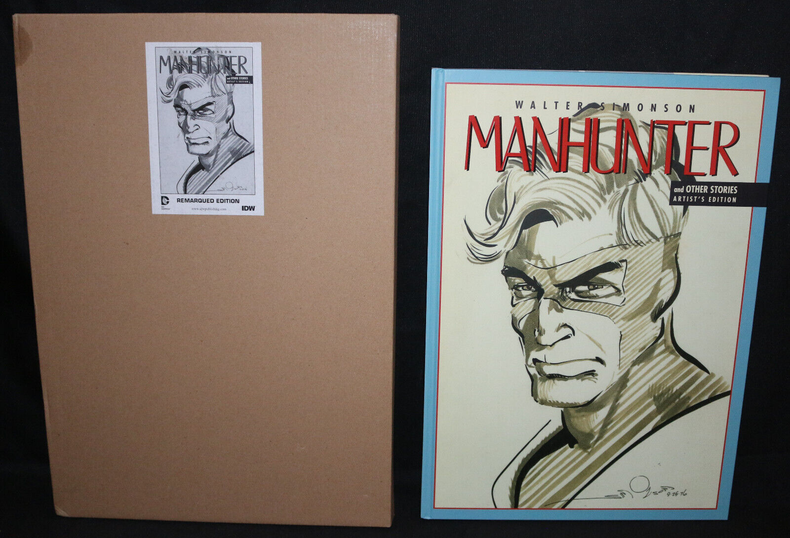 Manhunter Artists Edition Idw Hardcover Book With Sketch Art By Walt Simonson Comic 