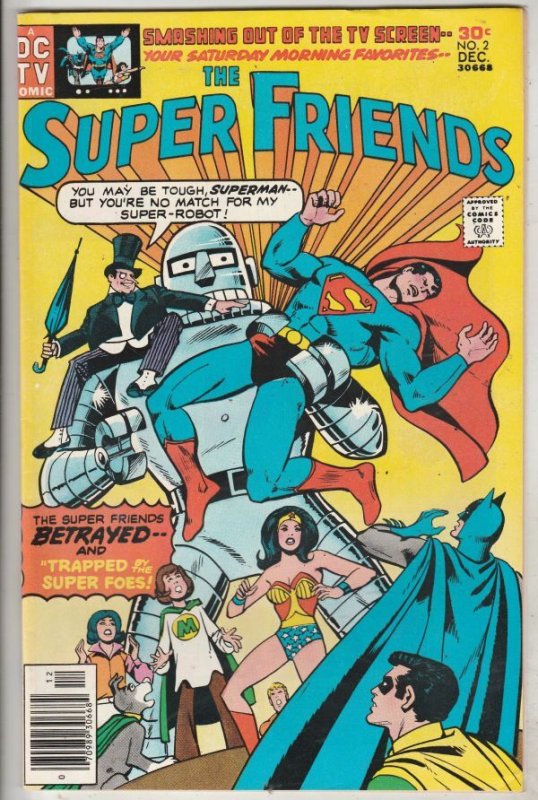 Super Friends, The #2 (Dec-76) VF High-Grade Superman, Wonder Woman, Batman, ...