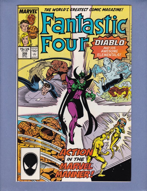 Fantastic Four #306 NM Marvel 1987