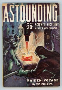 Astounding Science-Fiction #5 1939 vol 22 Pulp FN-