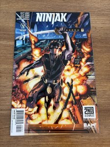 Ninjak # 1 NM 1st Print Variant Cover Valiant Comic Book 2nd & Charles 13 J278