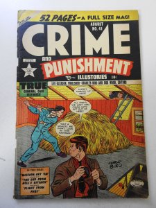 Crime and Punishment #41 (1951) VG+ Condition moisture stain