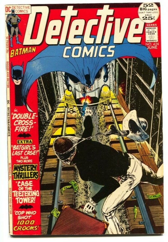 DETECTIVE COMICS #424 comic book 1972 BATMAN LAST BATGIRL TOTH - FN+