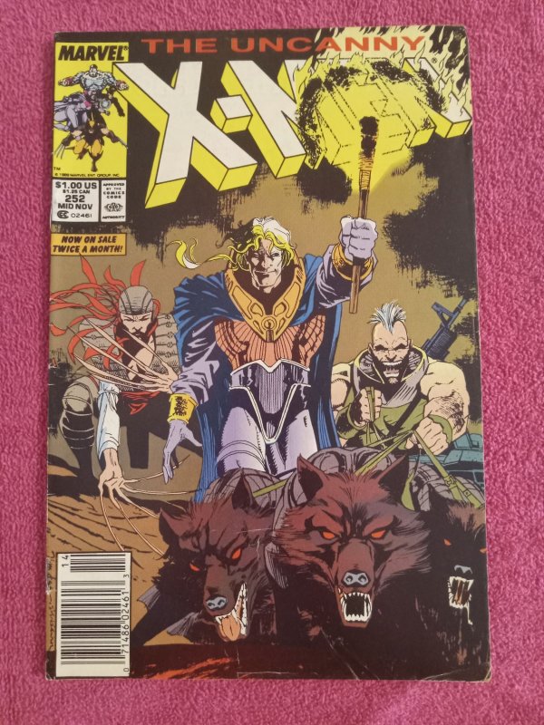 Uncanny X-Men #252 Newsstand Edition (1989)