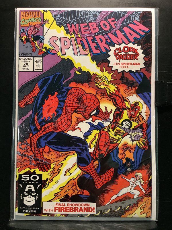 Web of Spider-Man #78 Direct Edition (1991)