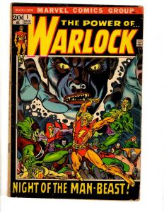 Power Of Warlock # 1 VG Marvel Comic Book Bronze Age Super-Heroes RH1