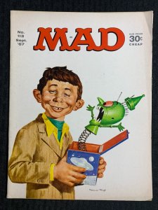 1967 MAD Magazine #113 VG- 3.5 Alfred E Neuman / Auto Safety Features