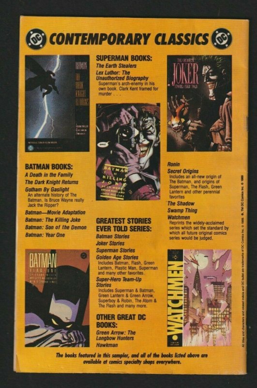 Batman And Other DC Classics #1 (1989) DC Comics
