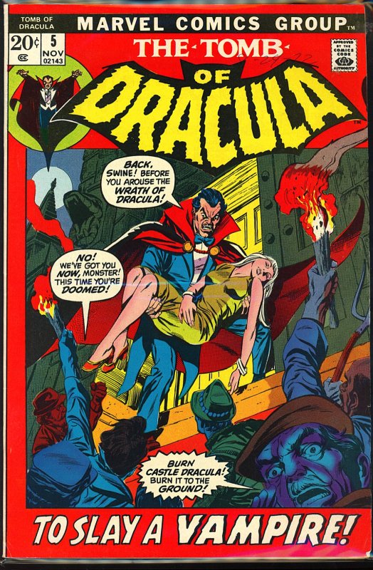 Tomb of Dracula #5 (1972)