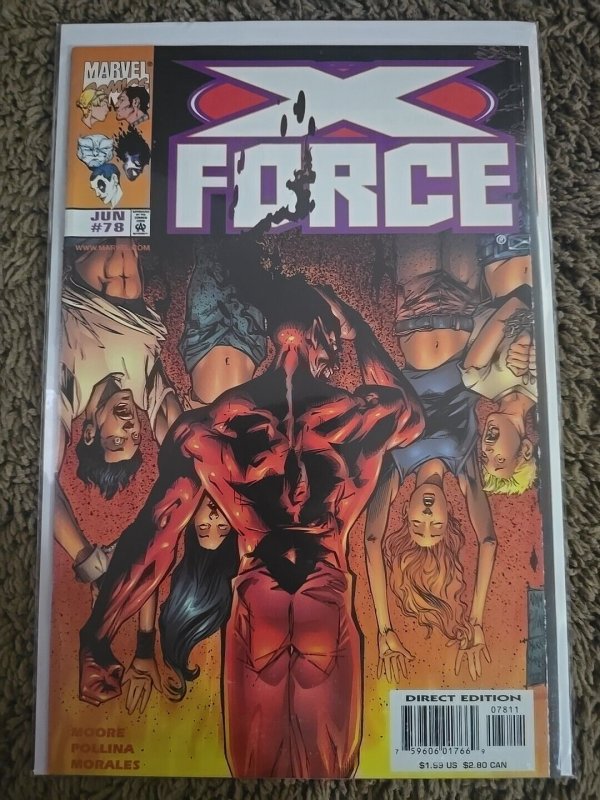 X-Force #76, #78, & #79 (1998) Marvel Comics
