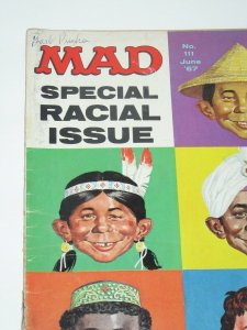 Mad Magazine #111 Norman Mingo Cover June 1967 EC Publications GD