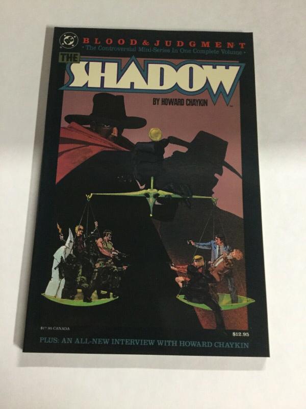 The Shadow Blood And Judgment Nm Near Mint DC Comics SC TPB