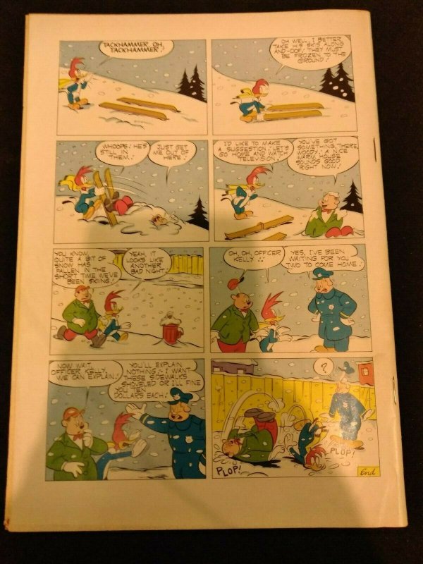 Walter Lantz Woody Woodpecker #16 1953 Dell Comics Iconic Ice Fishing Cover