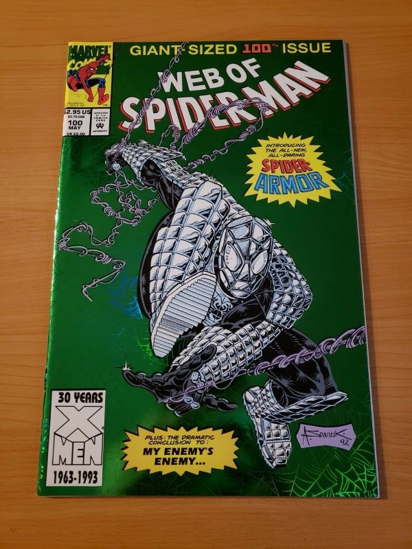 Web of Spider-Man #100 Direct Market Edition for julstre_78 NM