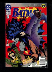 Batman #492 Newsstand Variant Knightfall Part 1!