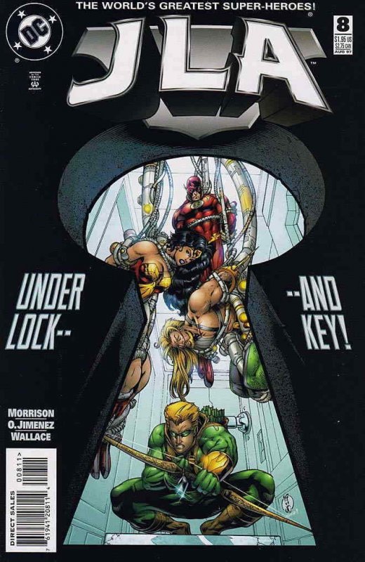 JLA #8 VF; DC | save on shipping - details inside