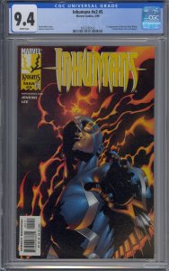 INHUMANS V2 #5 CGC 9.4 1ST NEW BLACK WIDOW YELENA BELOVA