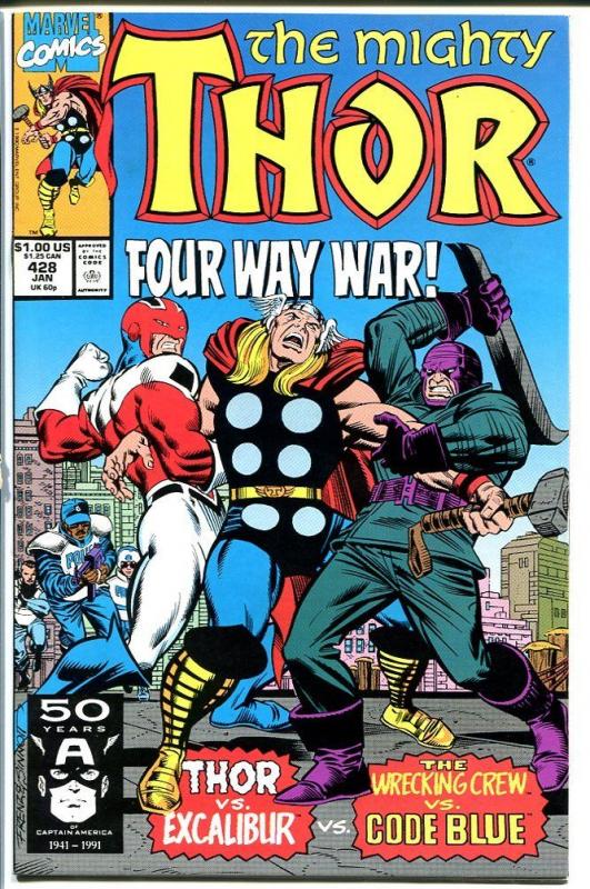 THOR #428-HIGH GRADE COPY-MARVEL-EXCALIBUR NM