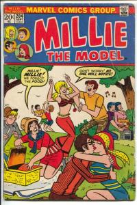 Millie The Model #204 1973-Marvel-Stan Lee-Stan Goldberg-Good Girl Art-VG