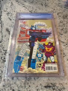 Transformers Generation 2 # 1 CGC Graded 9.8 Marvel Comic Book 1993 Foil JH34