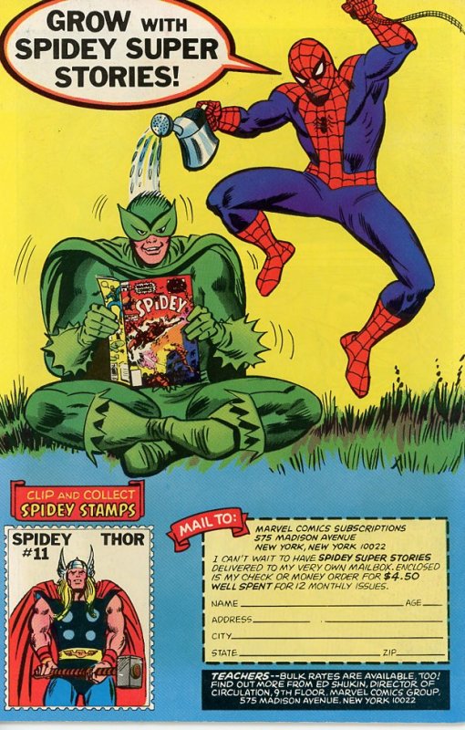 Spidey Super Stories 27  1977  VG/F