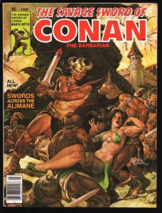 Savage Sword of Conan #50 1980-Ralph Macchio-Jim Neal-Nestor Redondo-Retrospe...